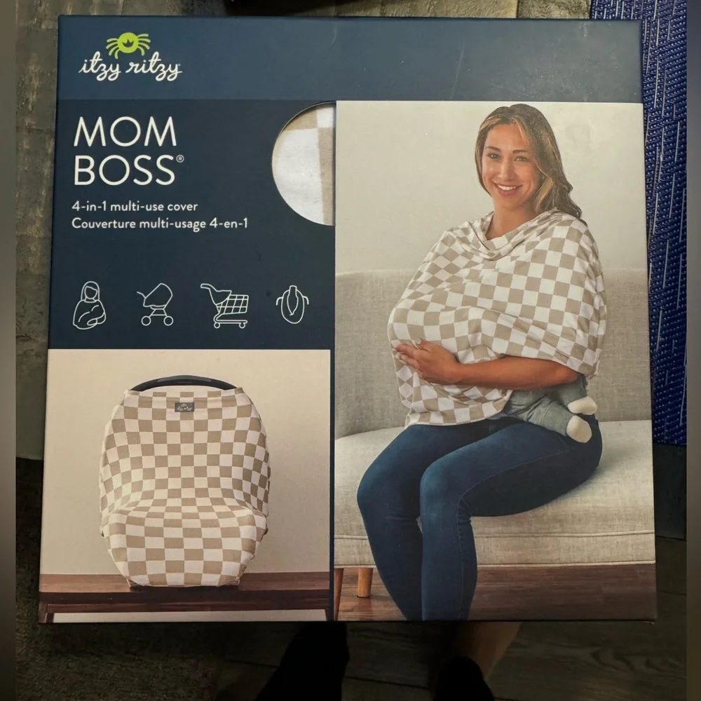 Itzy Ritzy Checkered Multi-Use Cover - Picture 1 of 2